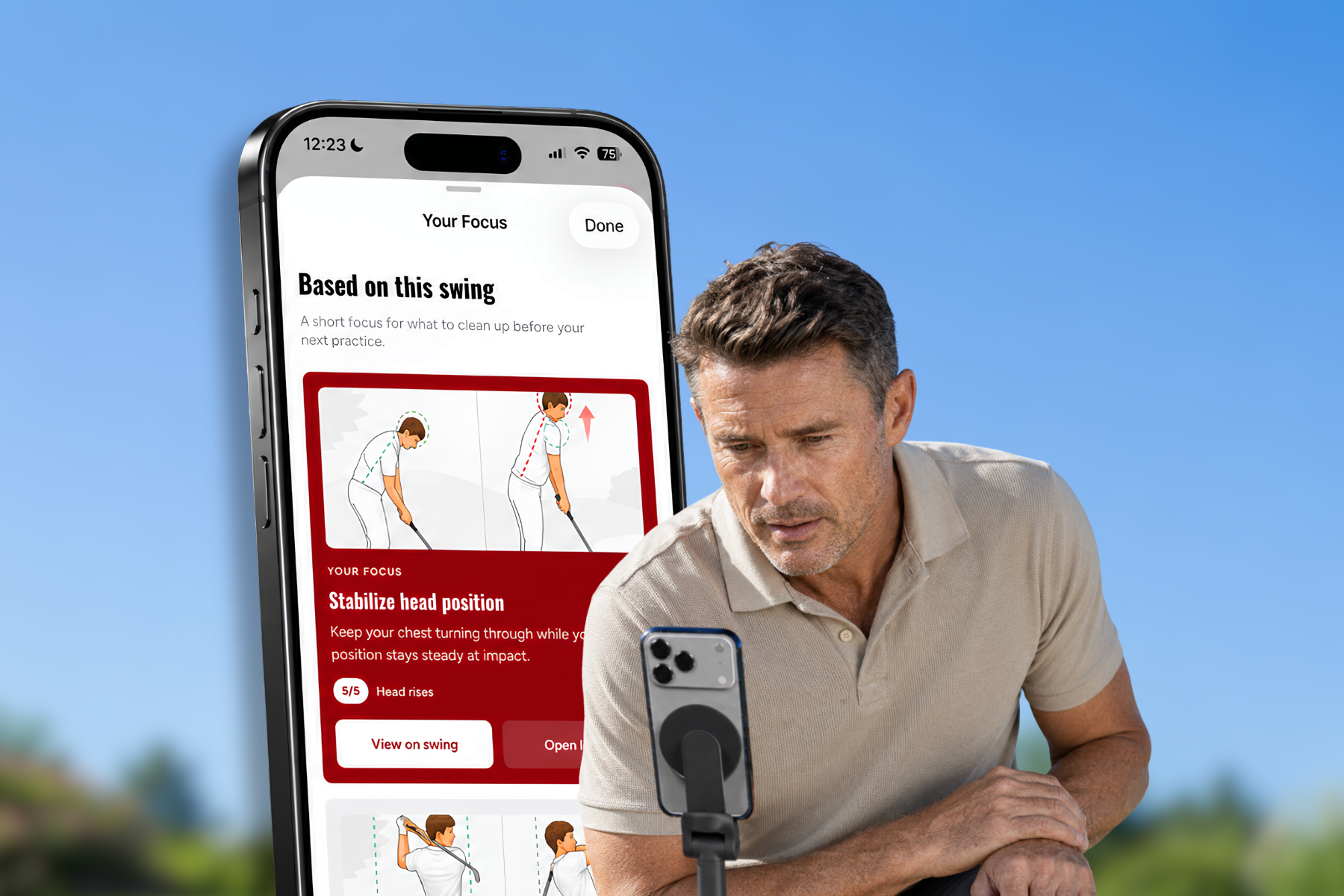 Your focus and next priority in the app